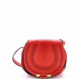Chloe Mini Marcie Crossbody Bag Leather